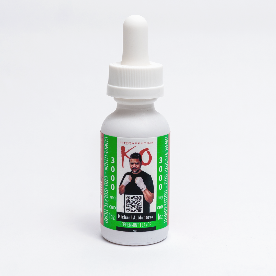 KO CBD 3000mg Competition Tincture no THC Montoya